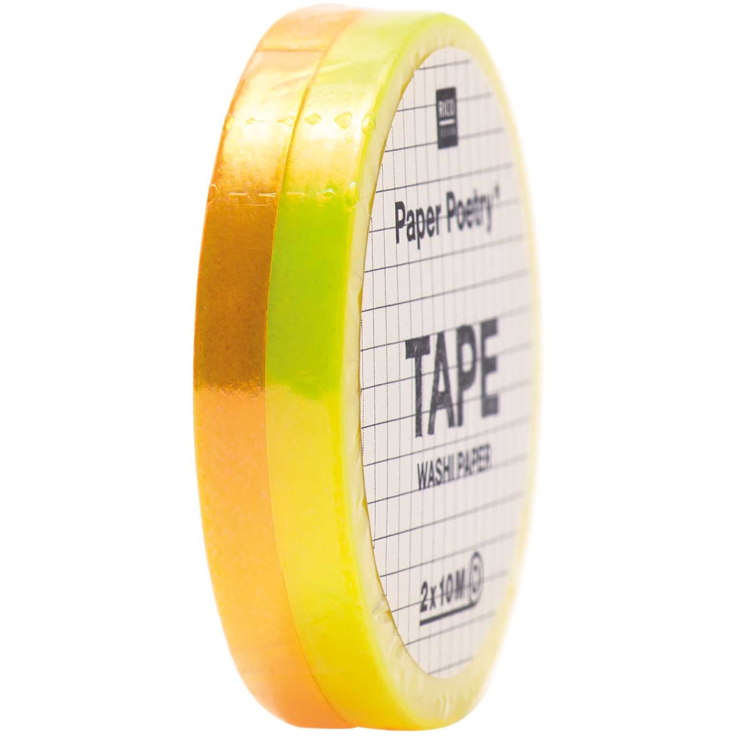 Paper Poetry Tapes irisierend 5mm 10m 2 Stück
