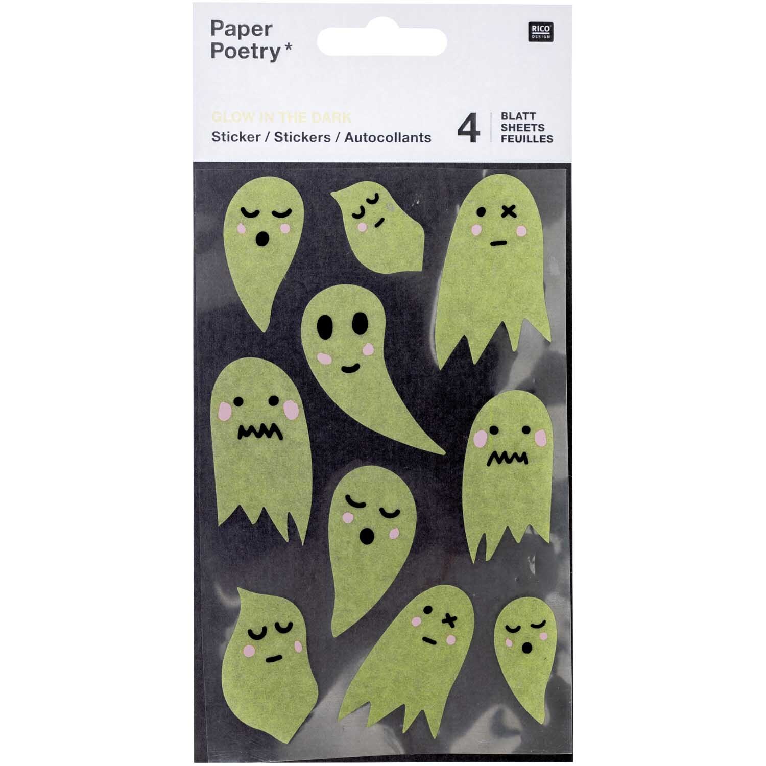 Paper Poetry Washi-Sticker Geister