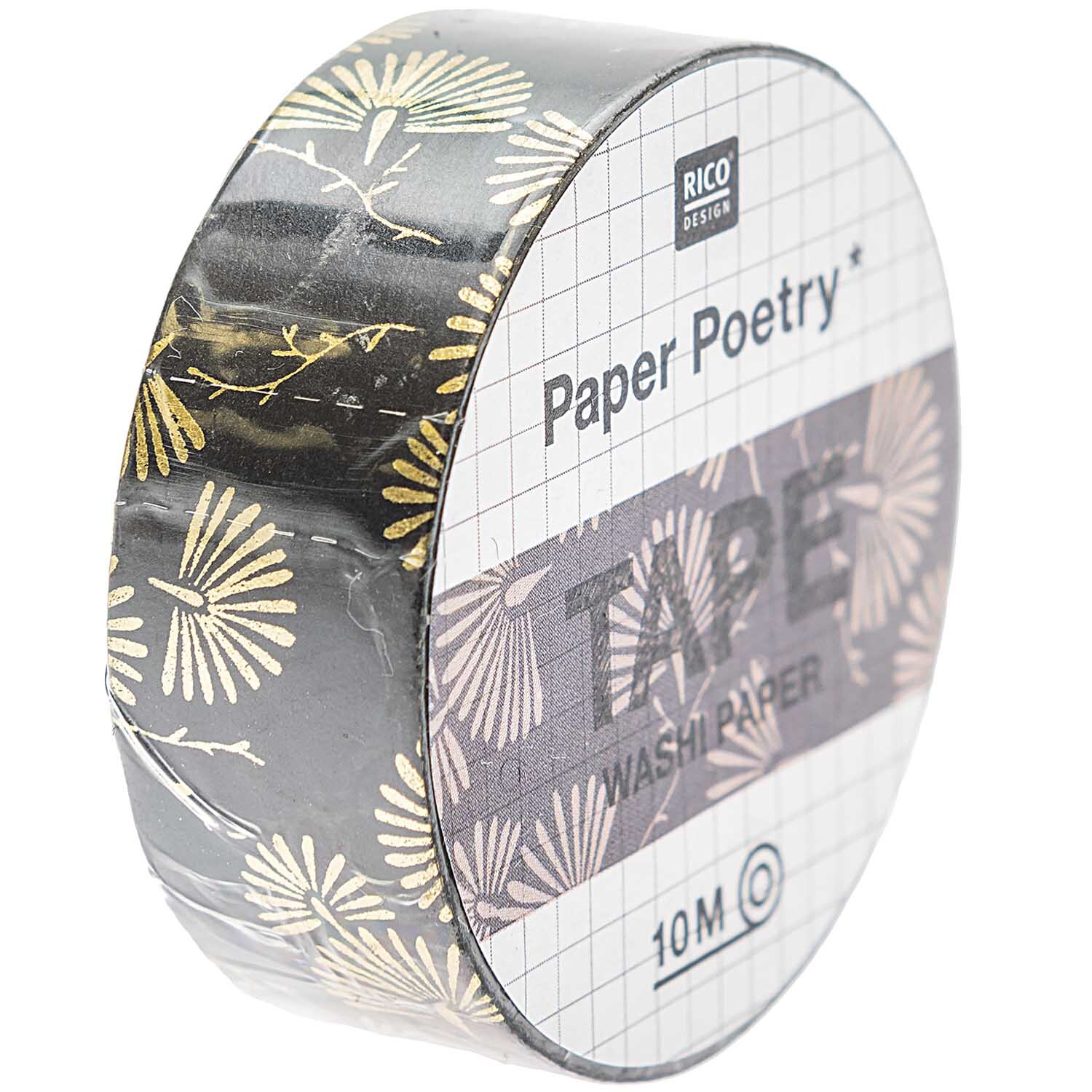 Paper Poetry Tape Jardin Japonais Farnblätter 1,5cm 10m