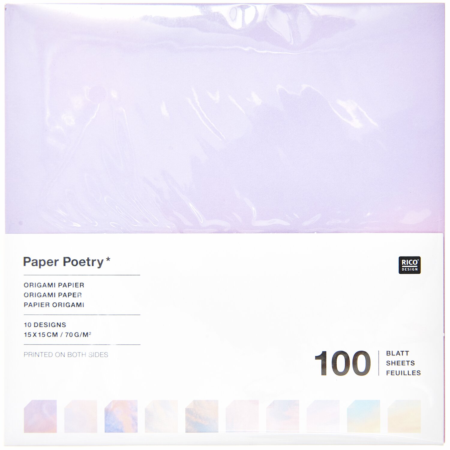 Rico Design Paper Poetry Origamipapier The Sky is the Limit 100 Blatt