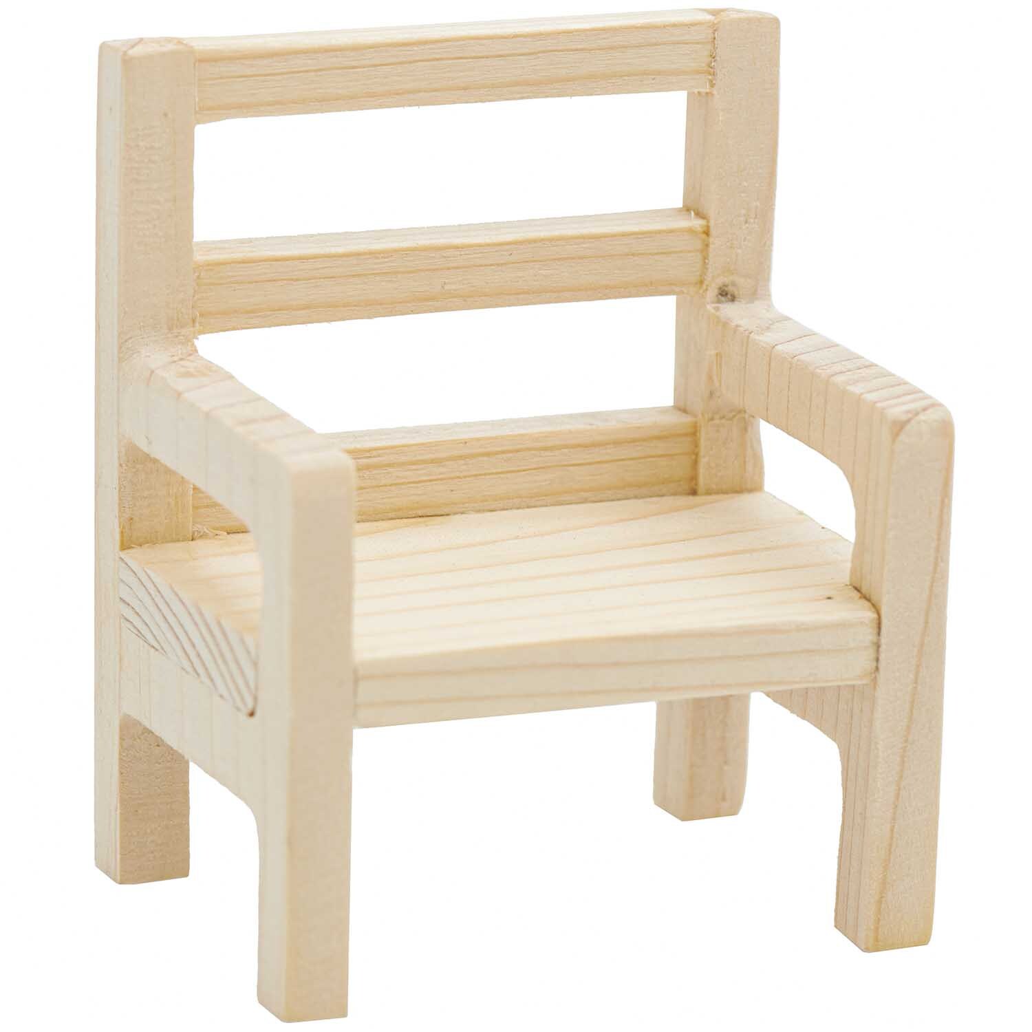 Miniatur Stuhl 4,5x6,5x8cm