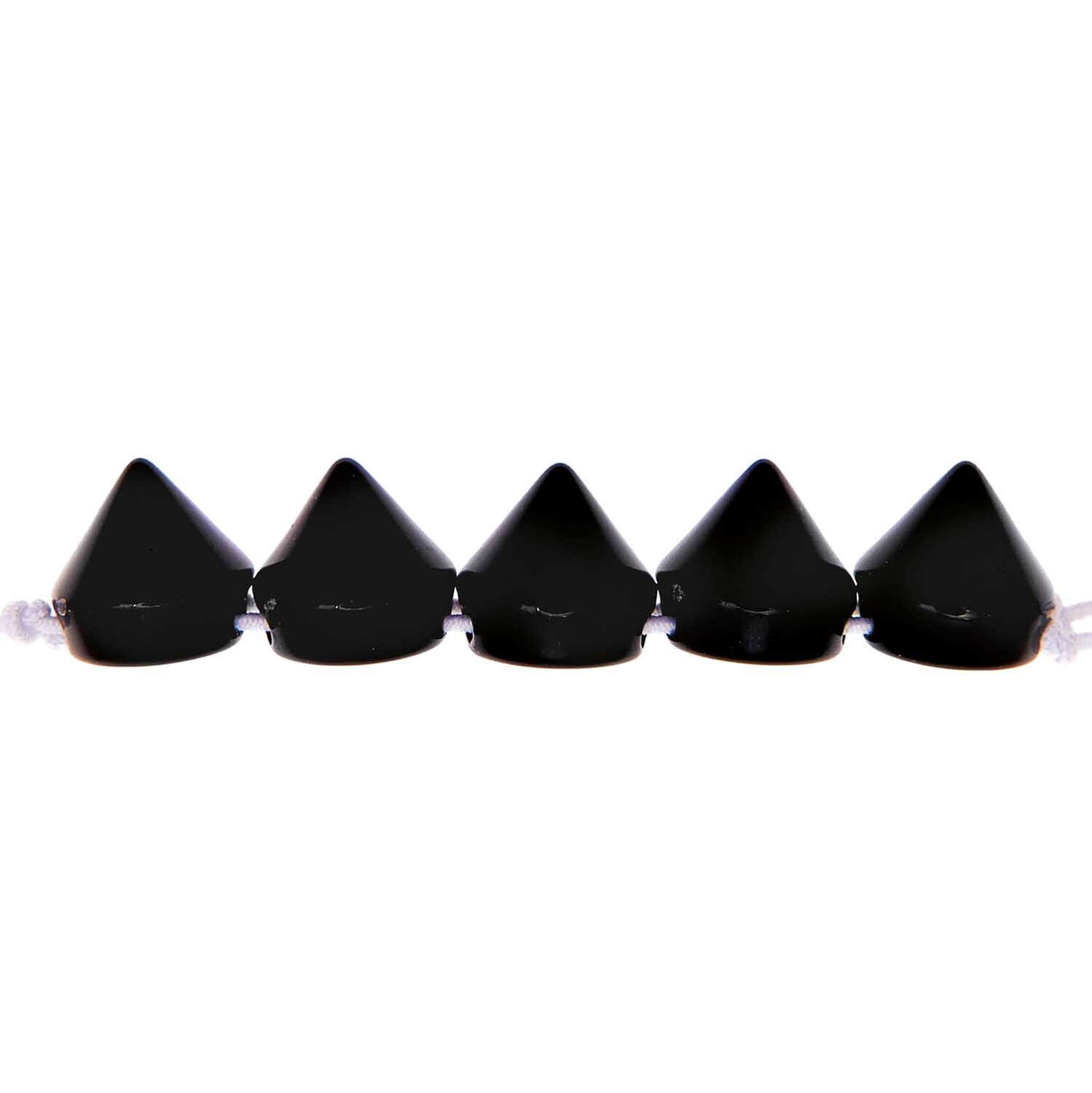 itoshii Pyramiden Perlen rund 10x10mm 24 Stück