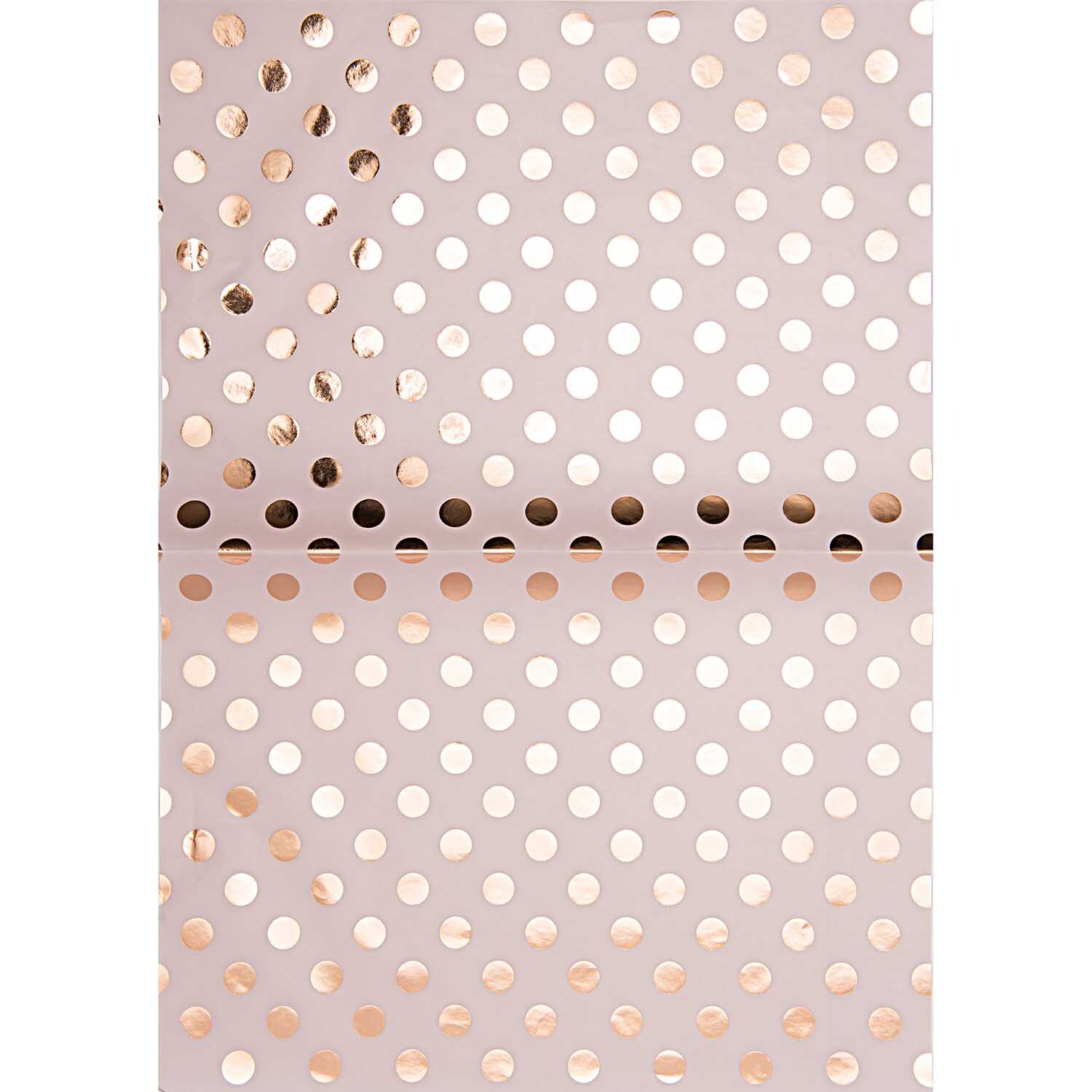 Paper Patch Papier Punkte rosa 30x42cm Hot Foil