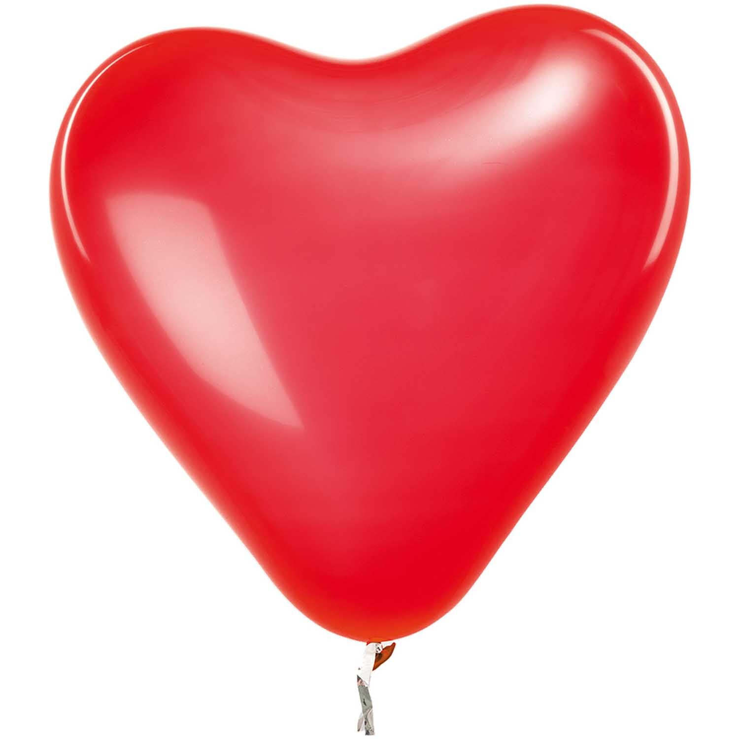 Luftballon Herz rot 30cm 12 Stück