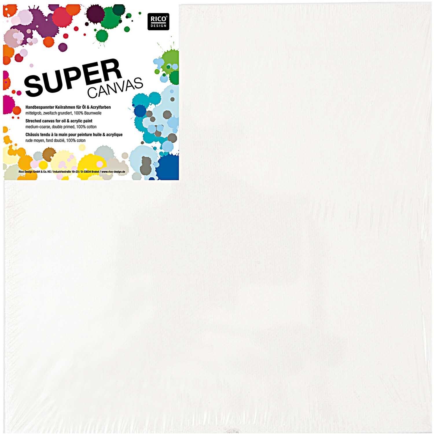 Super Canvas Keilrahmen 3er Set 40x40cm