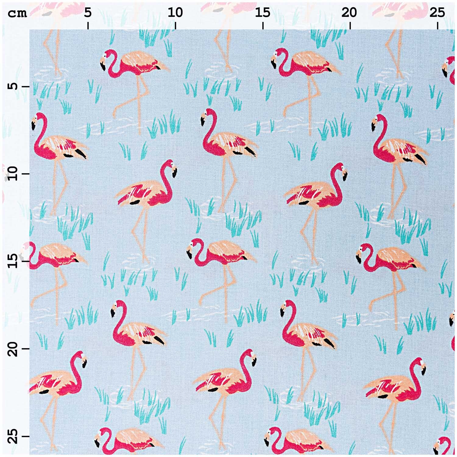 Stoff Flamingo 50x140cm