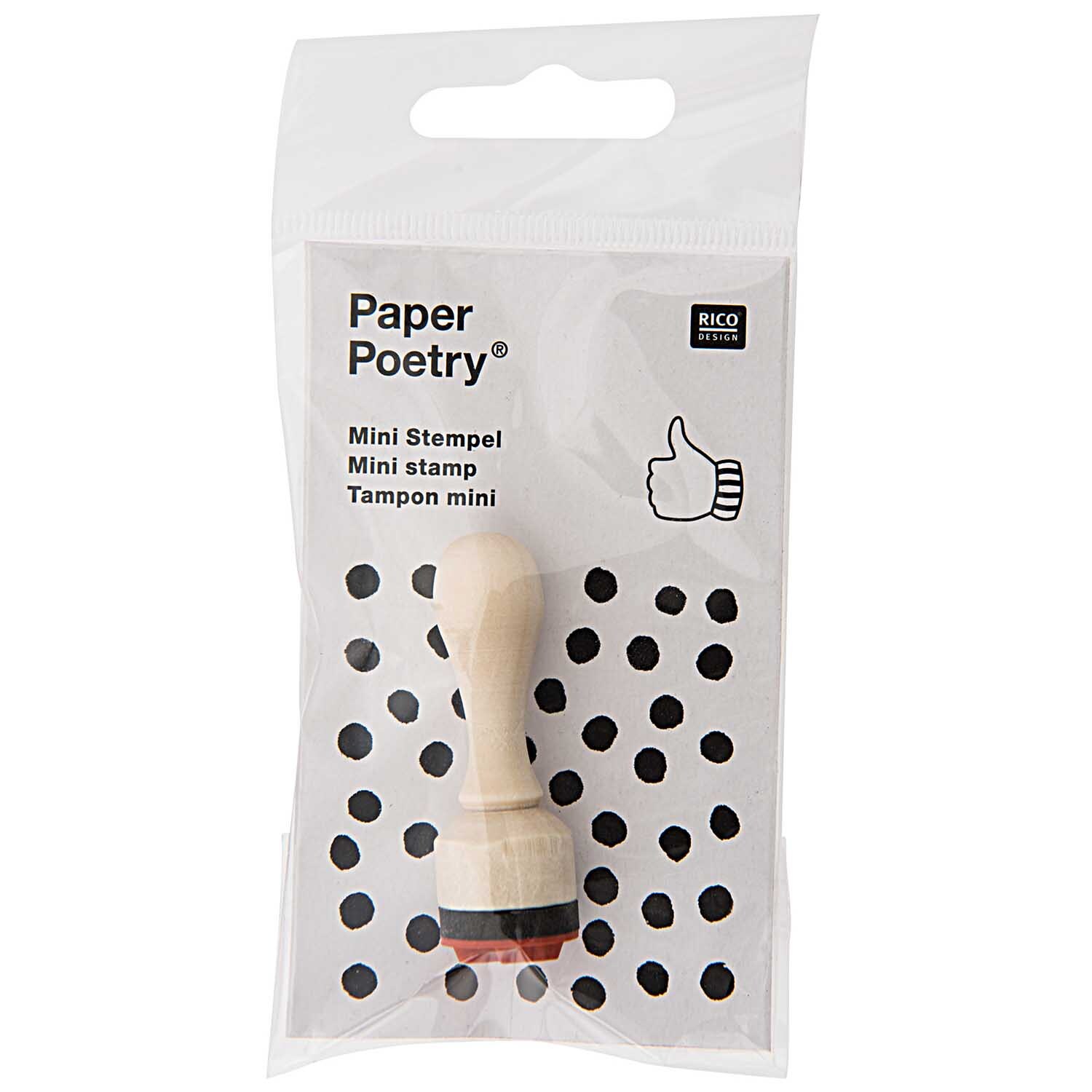 Paper Poetry Mini Stempel Gefällt mir Ø=1,5cm