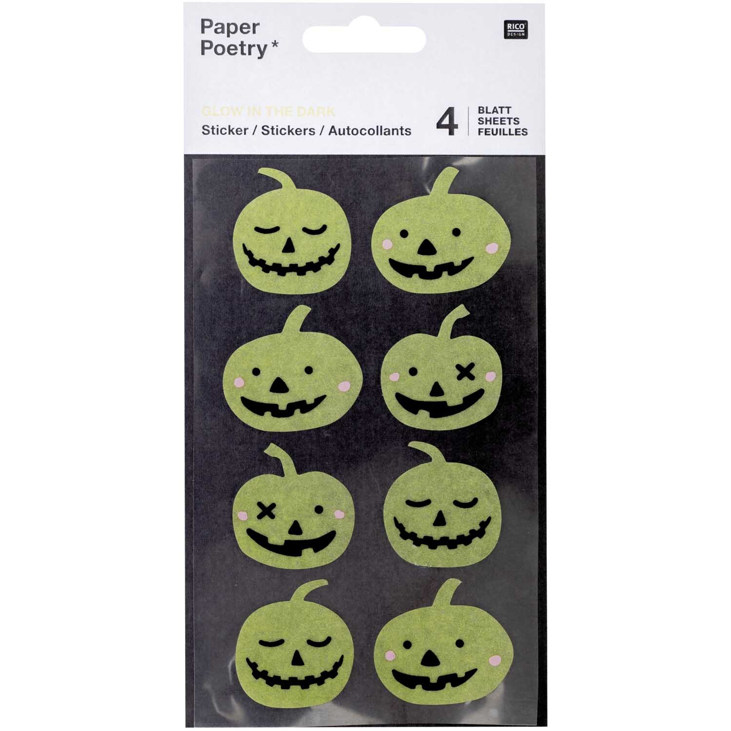 Paper Poetry Washi-Sticker Kürbisse