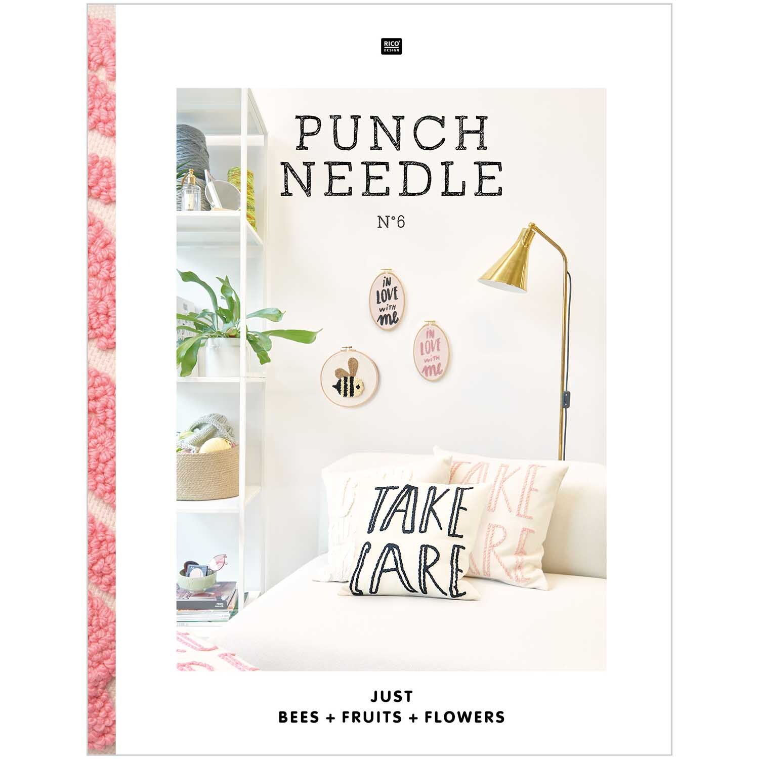 Stickbuch Punch Needle No. 6 Just Bees + Fruits + Flowers