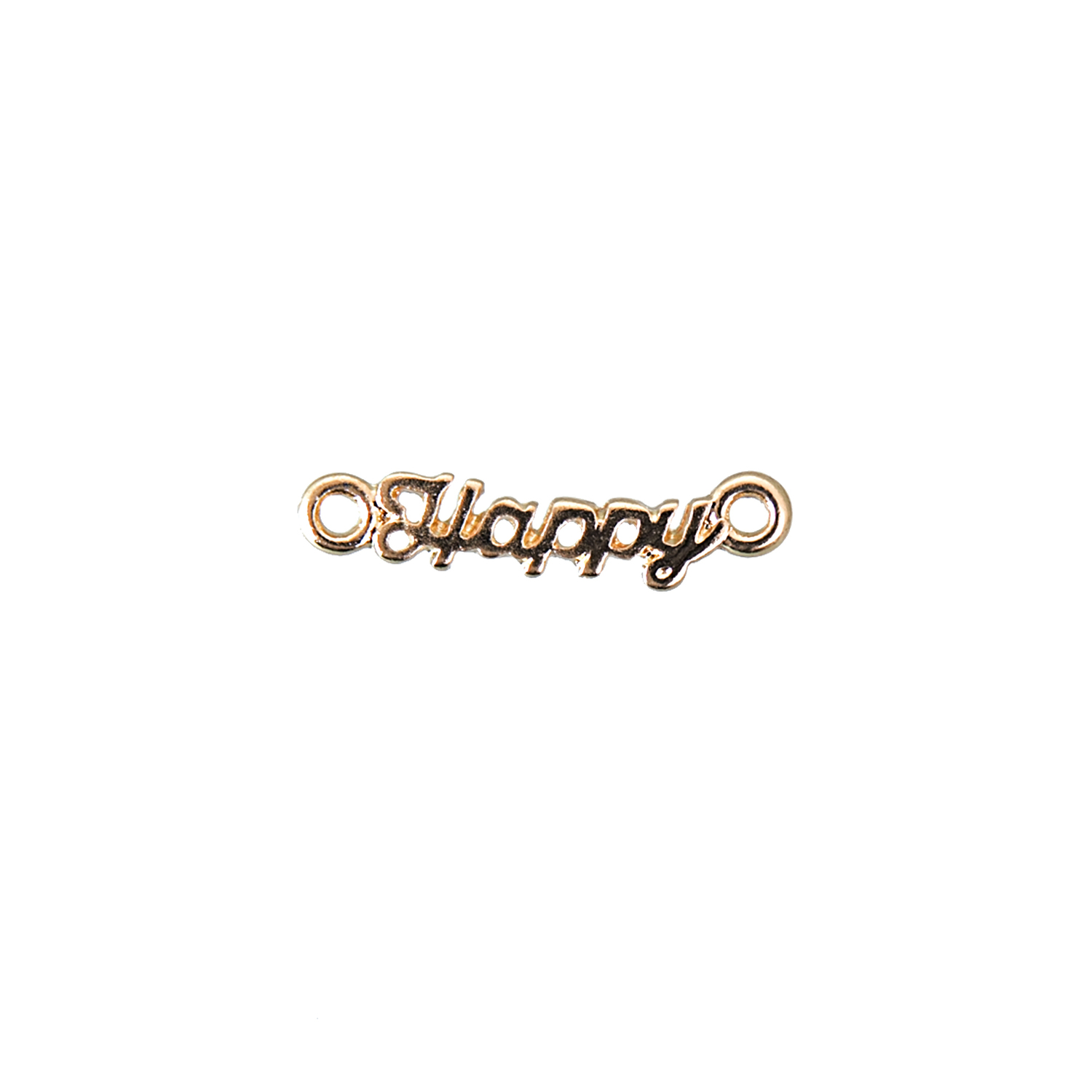Schriftzug Happy gold 19x6mm