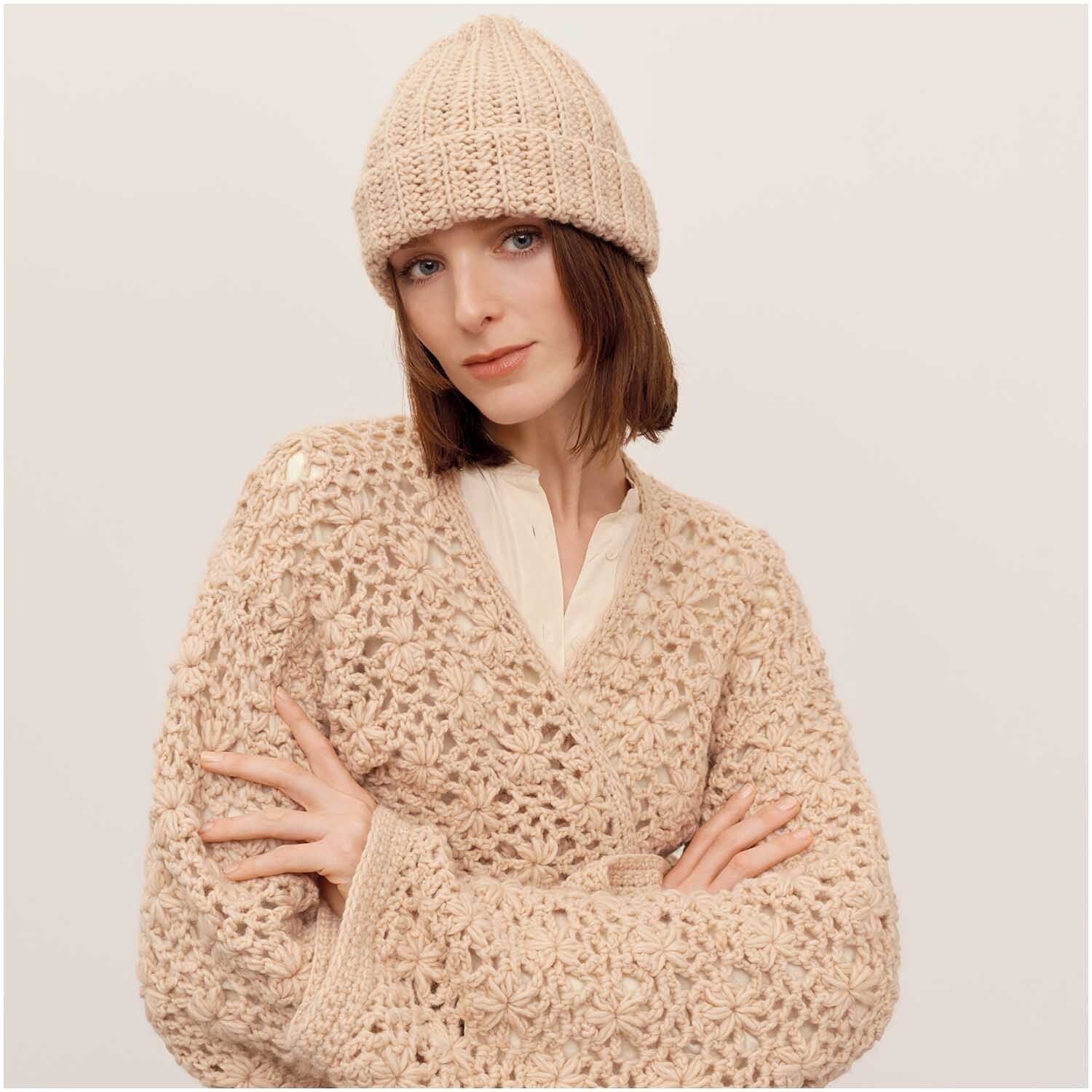 Häkelset Mütze Modell 07 aus Winter Crochet Collection 