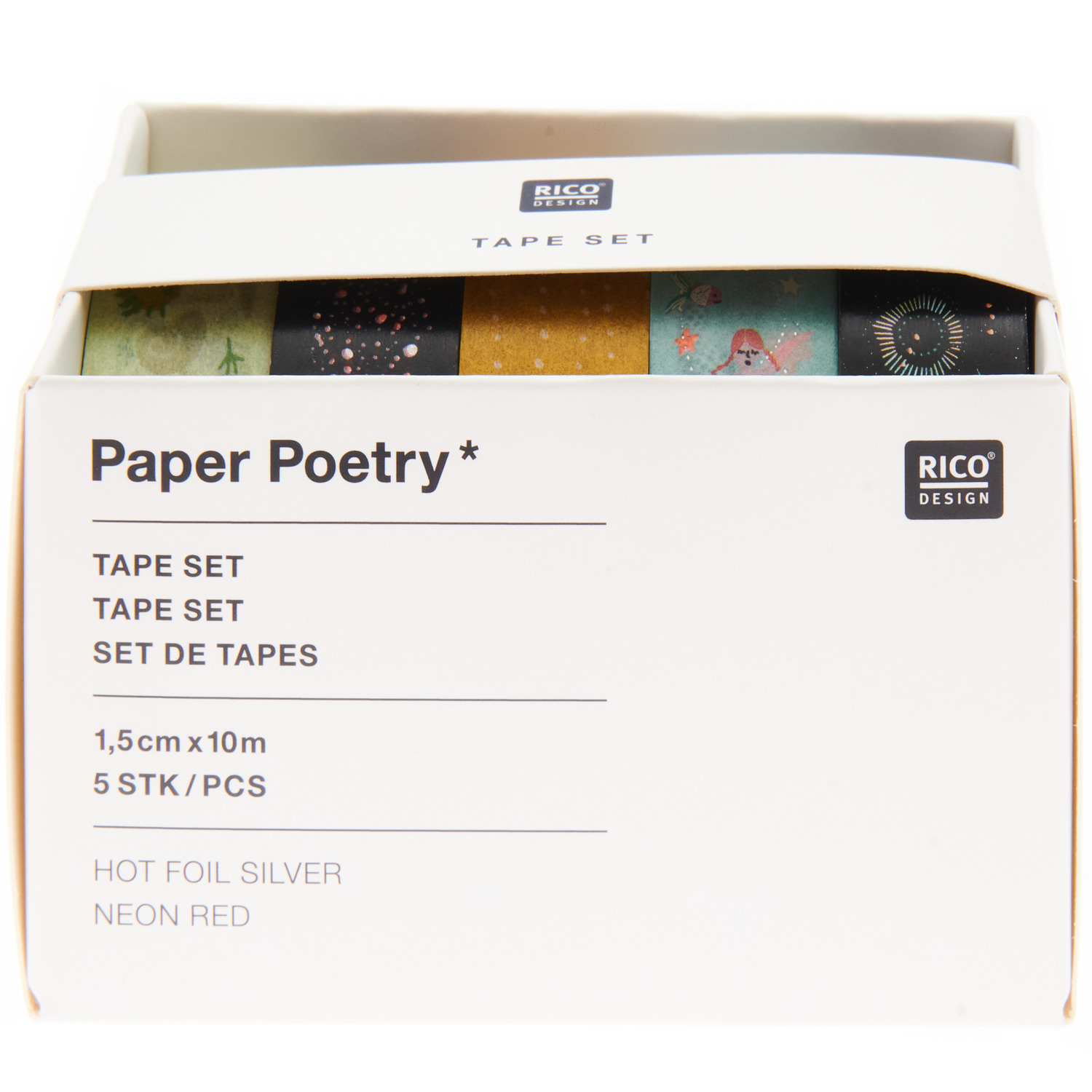 Paper Poetry Tape Set Mermaid 5teilig
