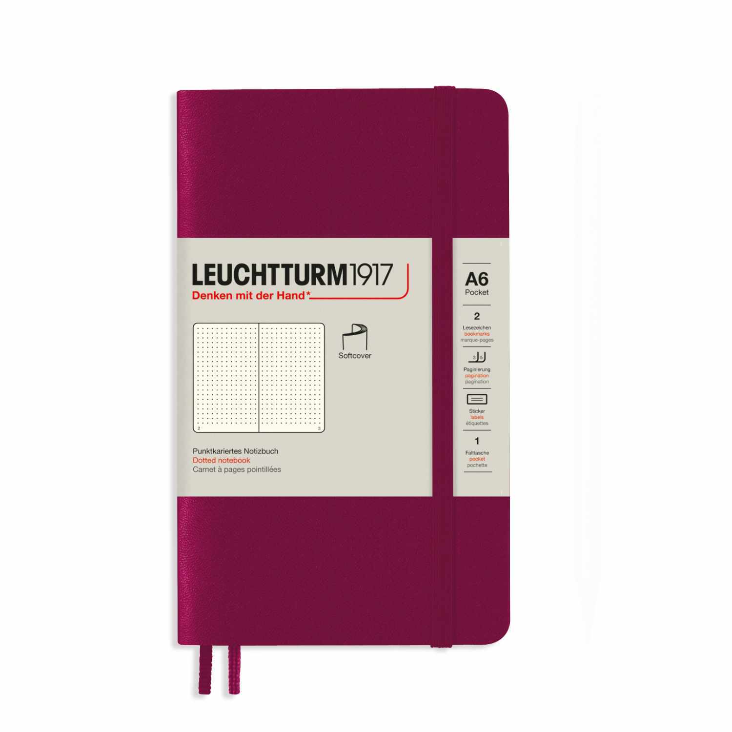 Notizbuch Pocket dotted Softcover A6