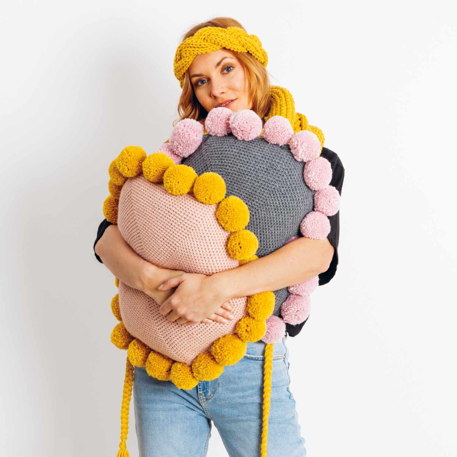 Häkelanleitung Kissen aus Essentials Mega Wool chunky