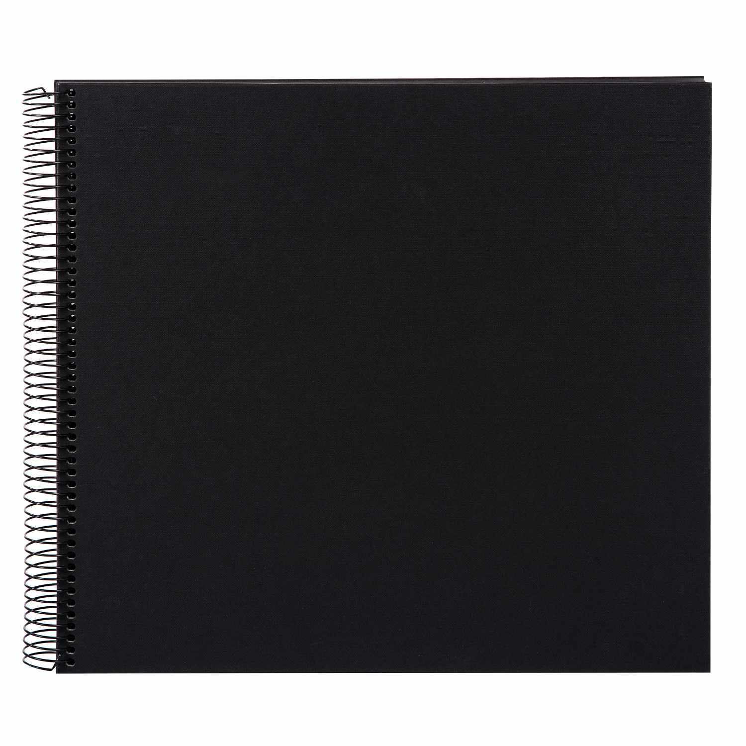 Spiralalbum 30x35cm Leinen 40 schwarze Seiten