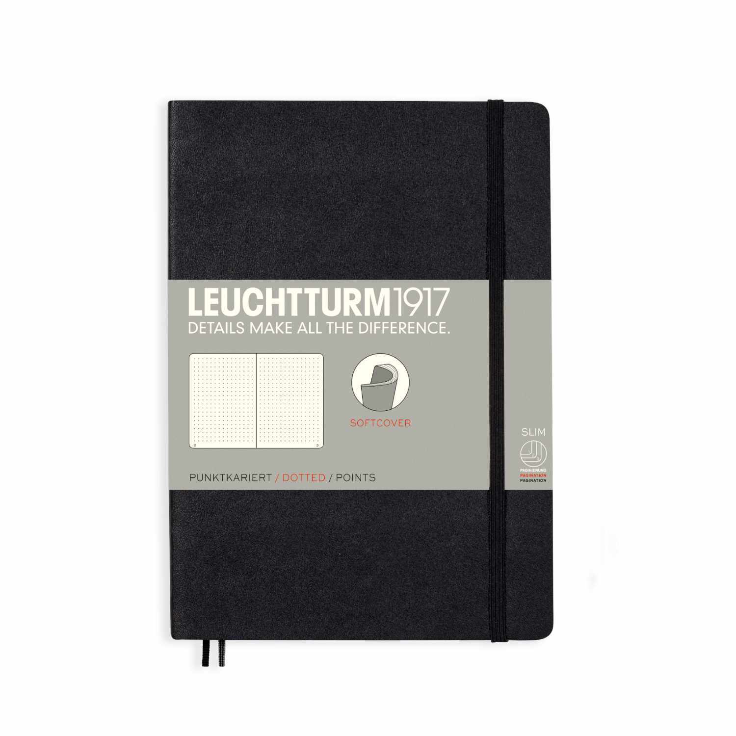 Notizbuch Medium dotted Softcover A5