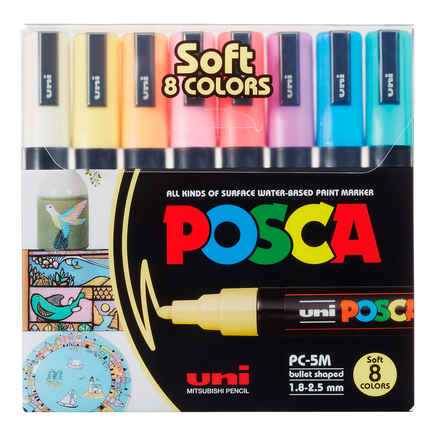 POSCA-Marker PC-5M Pastell