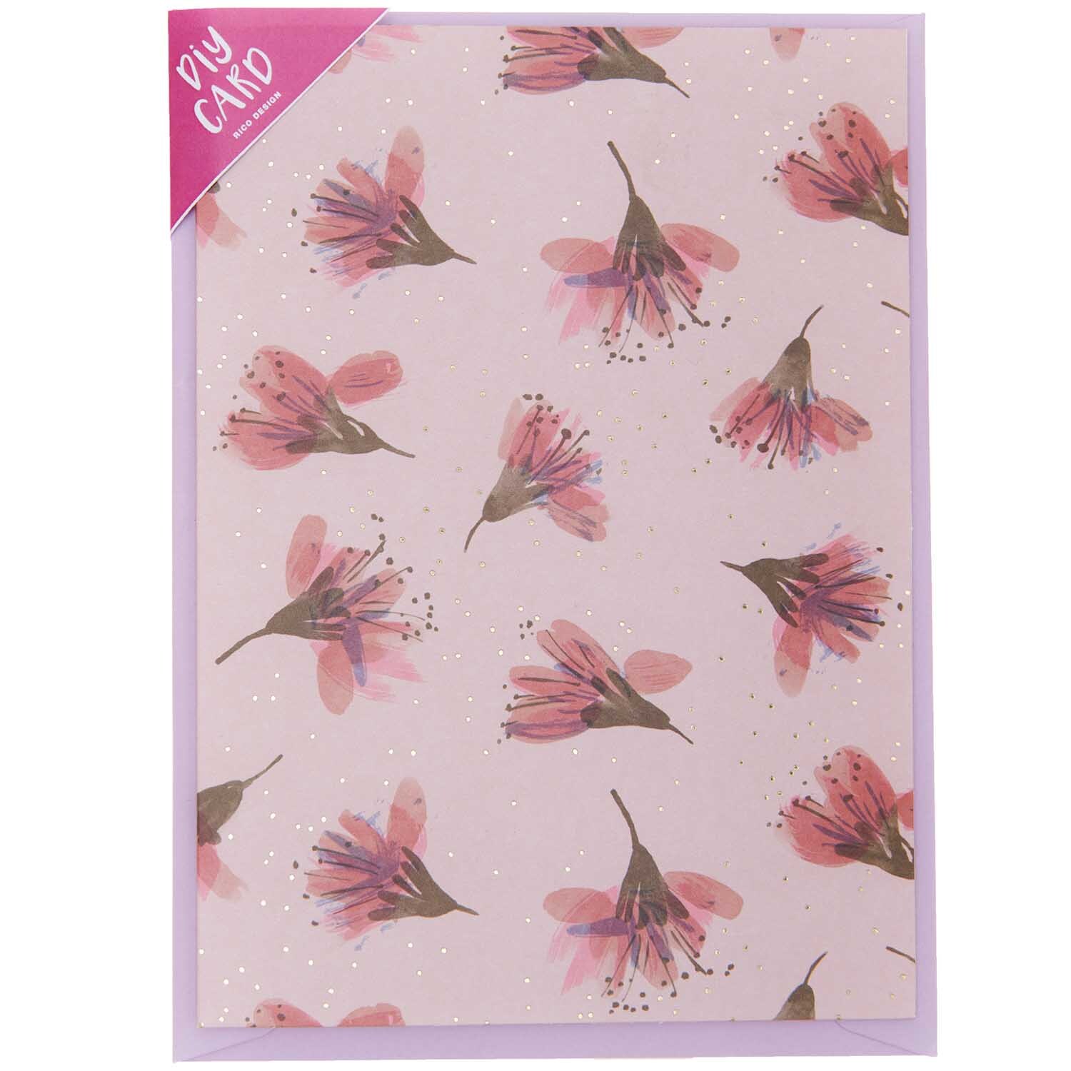 Paper Poetry Grußkartenset Kirschblüten pink