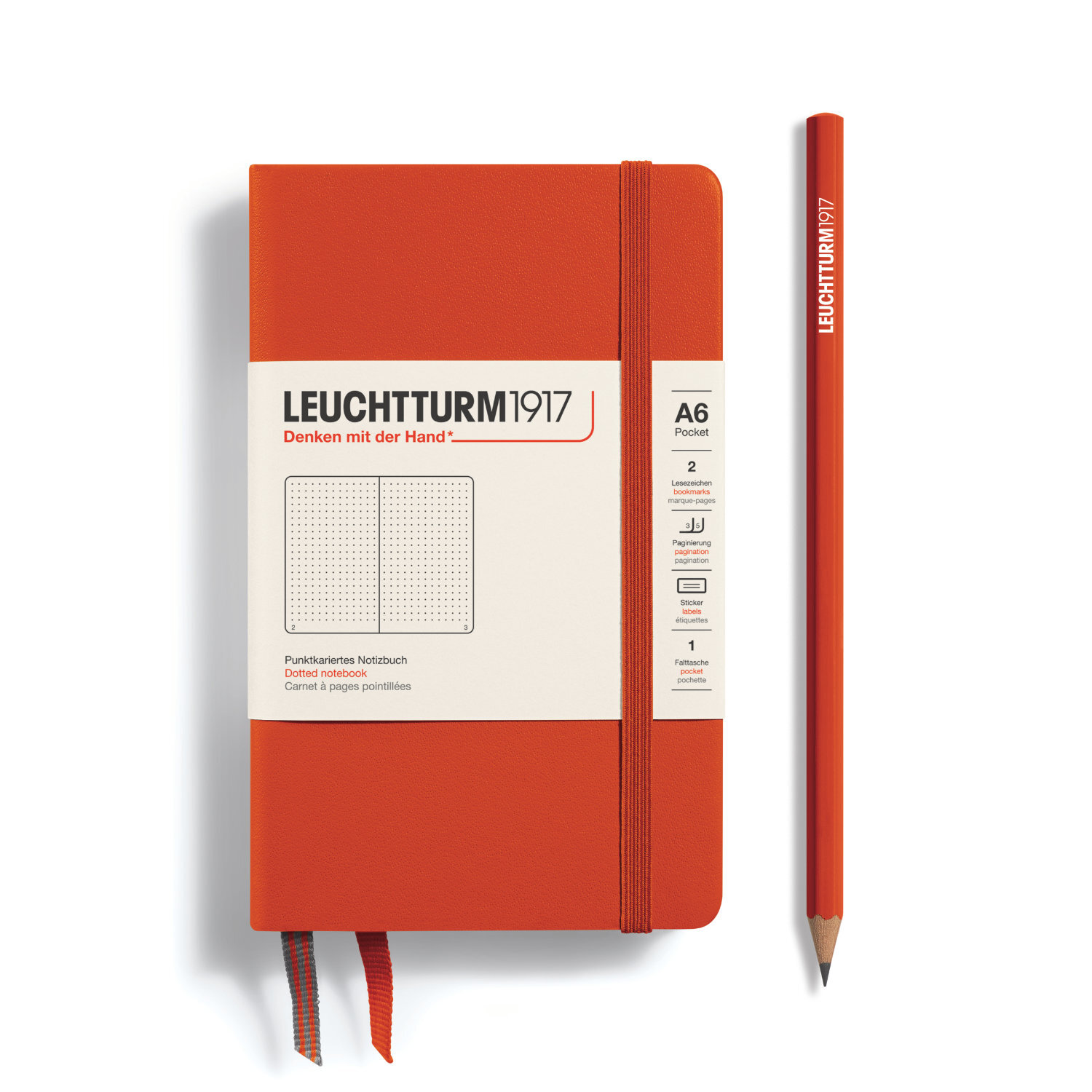Notizbuch Pocket dotted Hardcover A6