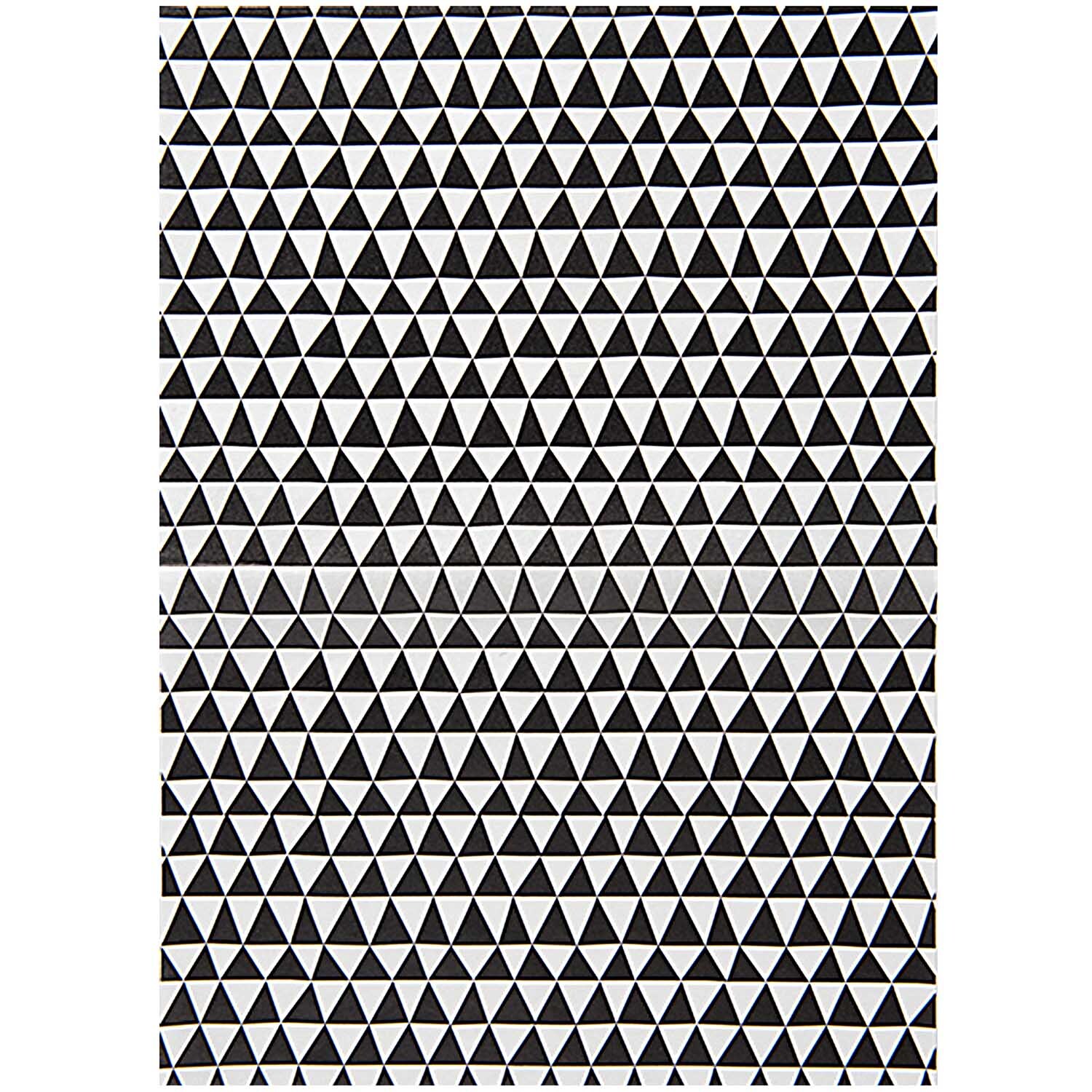 Paper Patch Papier Dreiecke schwarz-weiß 30x42cm