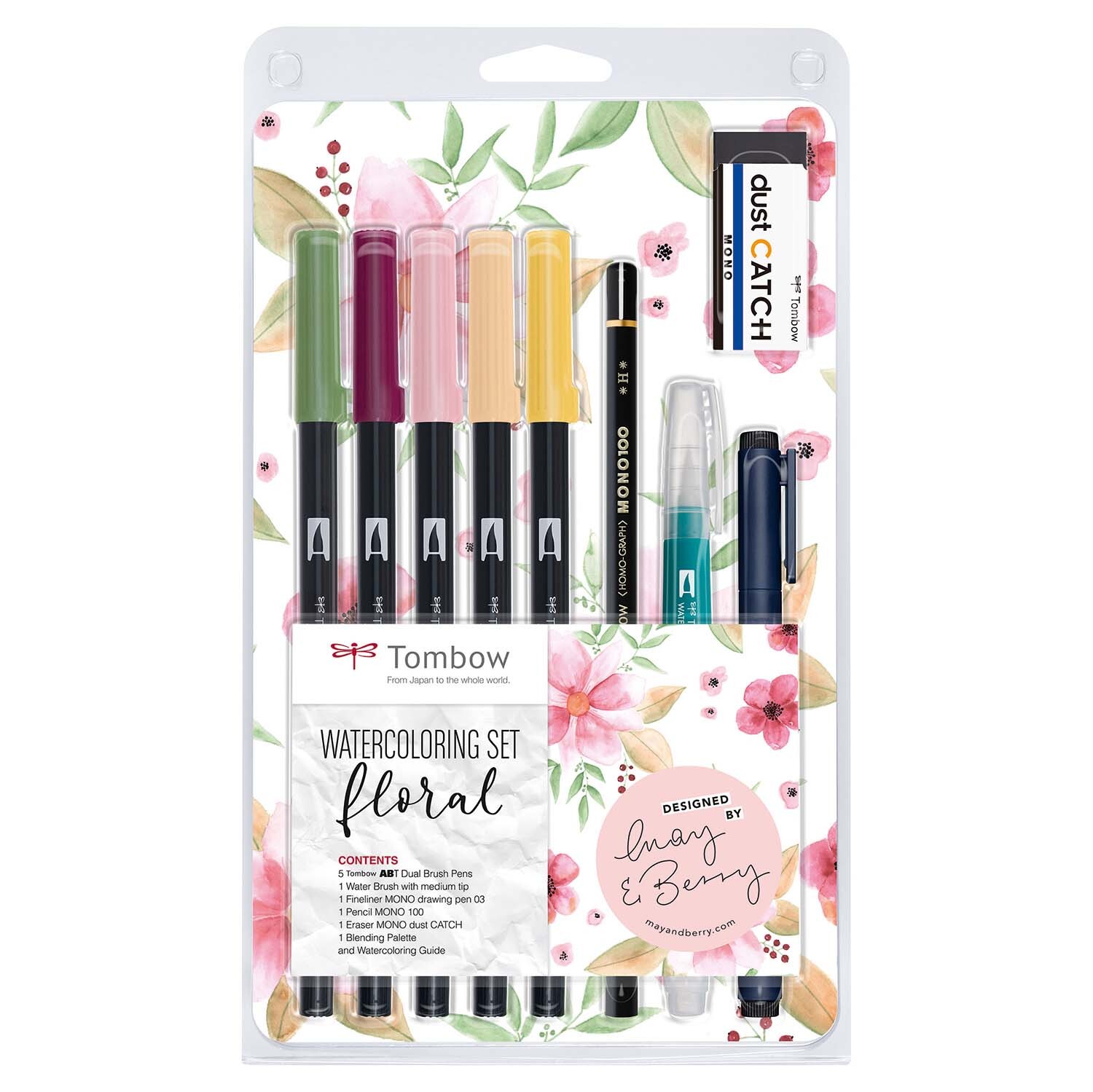 Tombow Watercoloring Set Floral