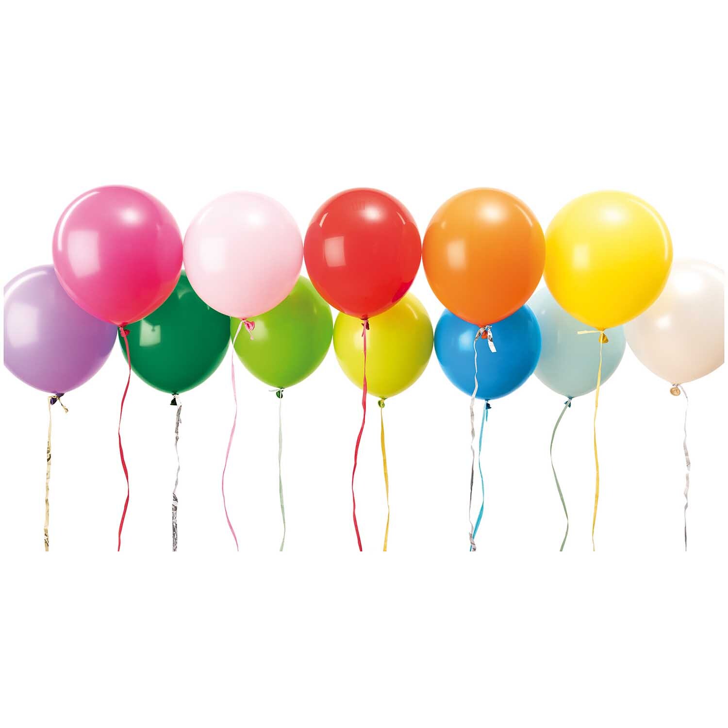 Luftballon Mix mehrfarbig 30cm 12 Stück
