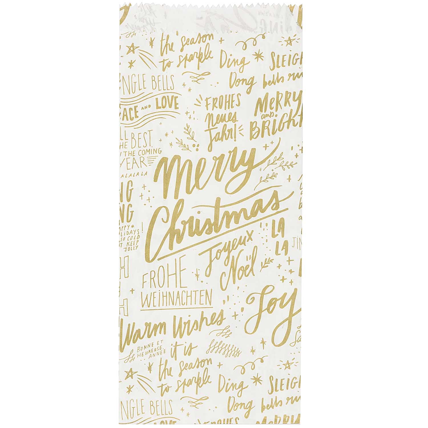 Paper Poetry Bastelset Papiertüten-Sterne Jolly Christmas groß