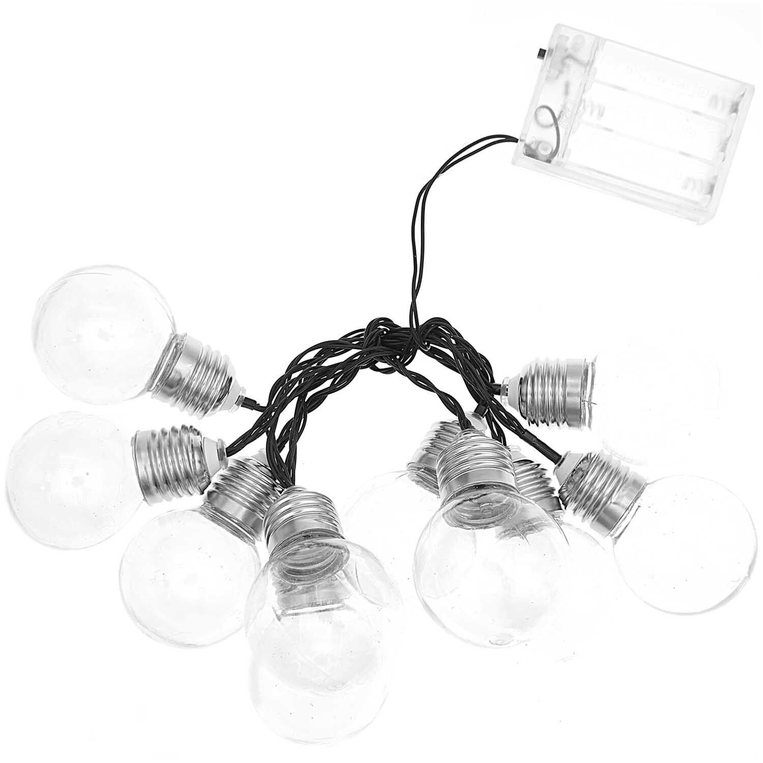 LED-Lichterkette Glühlampen 150cm
