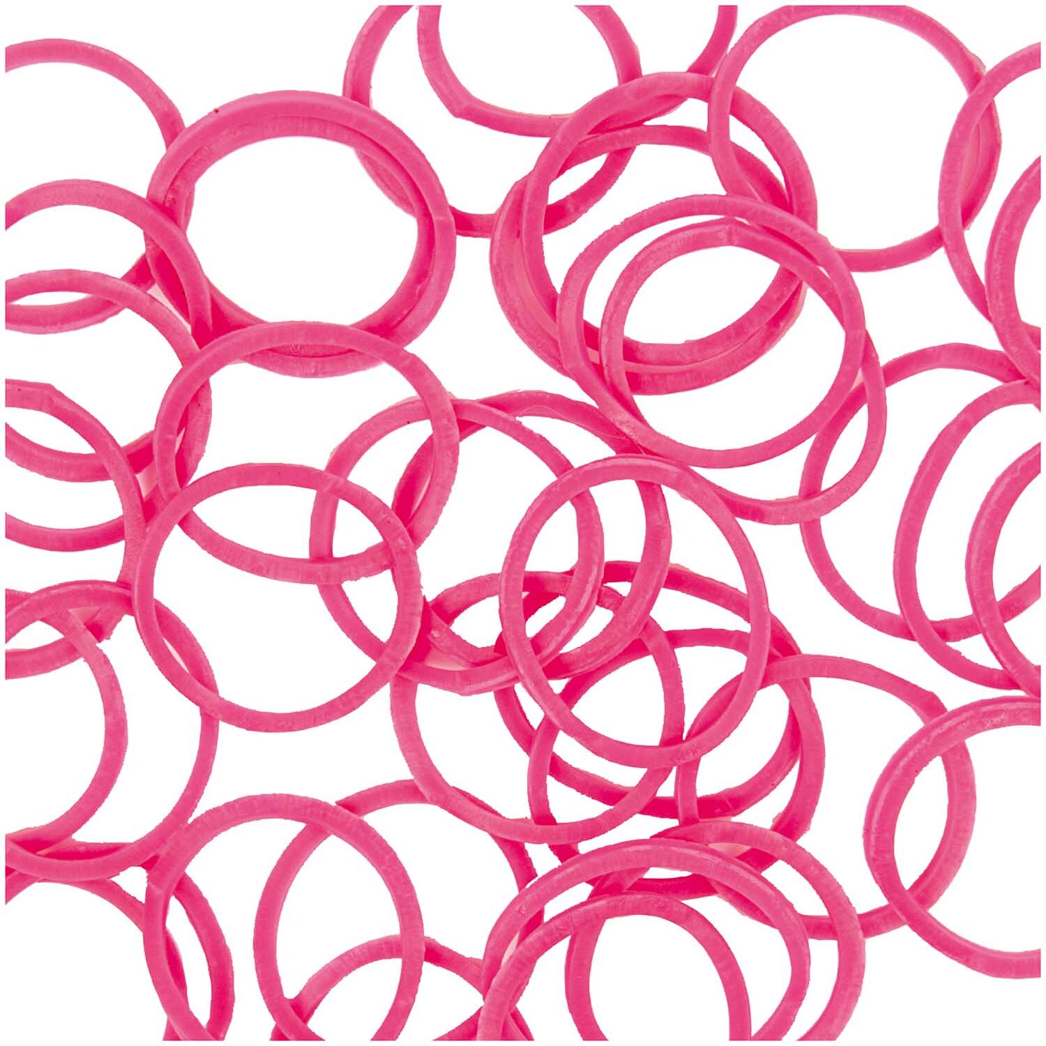 Loom Bänder pink ca. 200 Stück