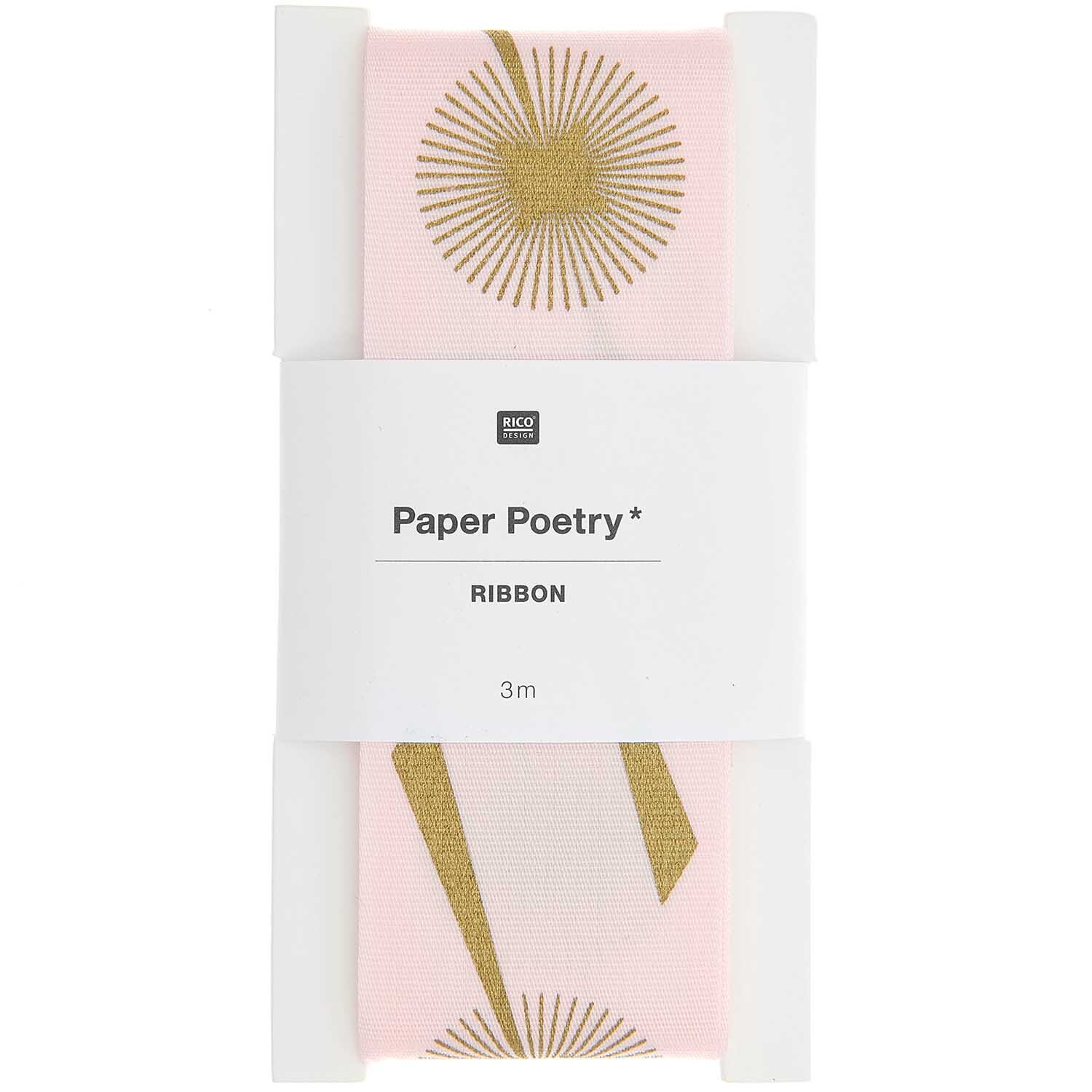 Paper Poetry Taftband Sternschnuppen 38mm 3m