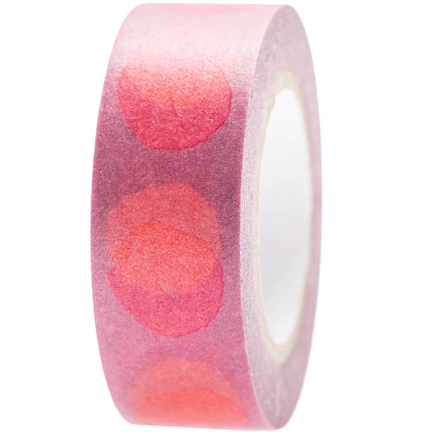 Paper Poetry Tape Crafted Nature Spots pink 1,5cm 10m