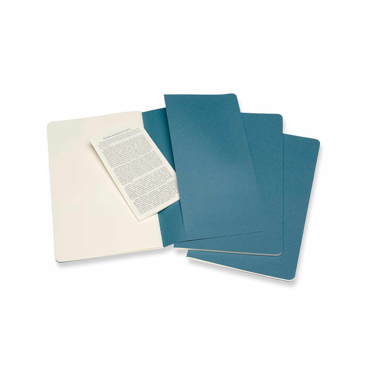 Notizbücher Cahier blanko Kartoneinband A5 3 Stück