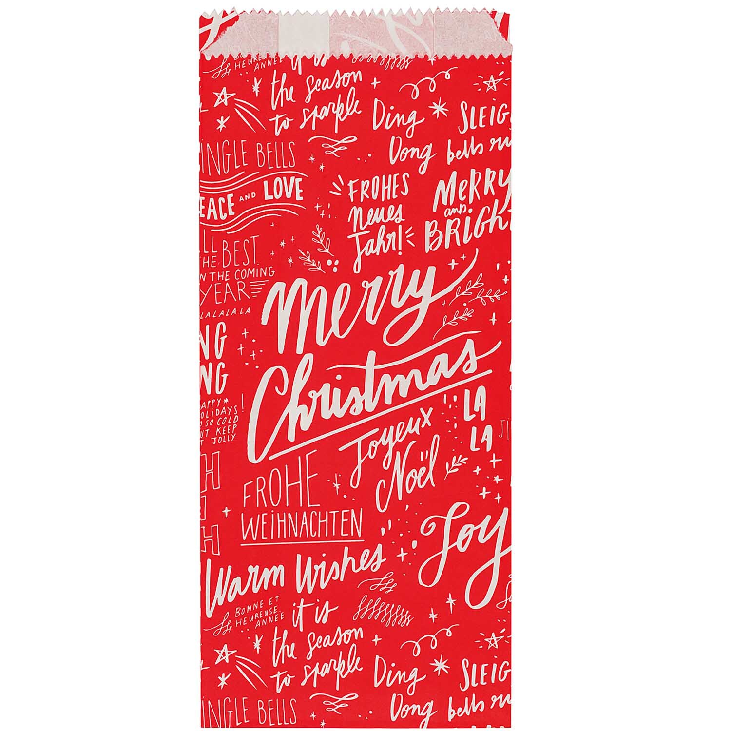 Paper Poetry Bastelset Papiertüten-Sterne Jolly Christmas groß