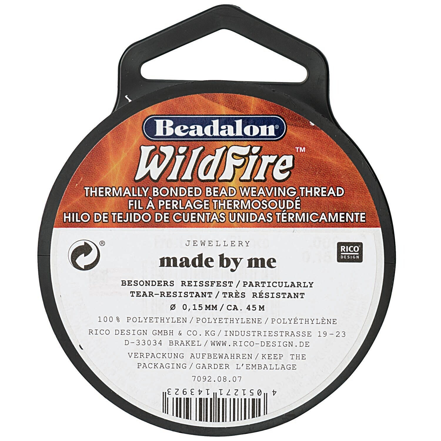 Wildfire Garn weiß 0,15mm 45m