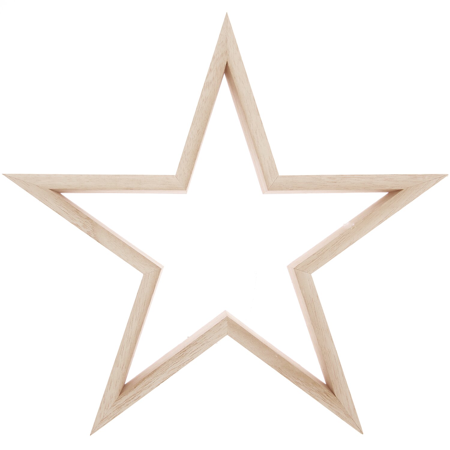 Rico Design Holzrahmen Stern 30x3x28,5cm