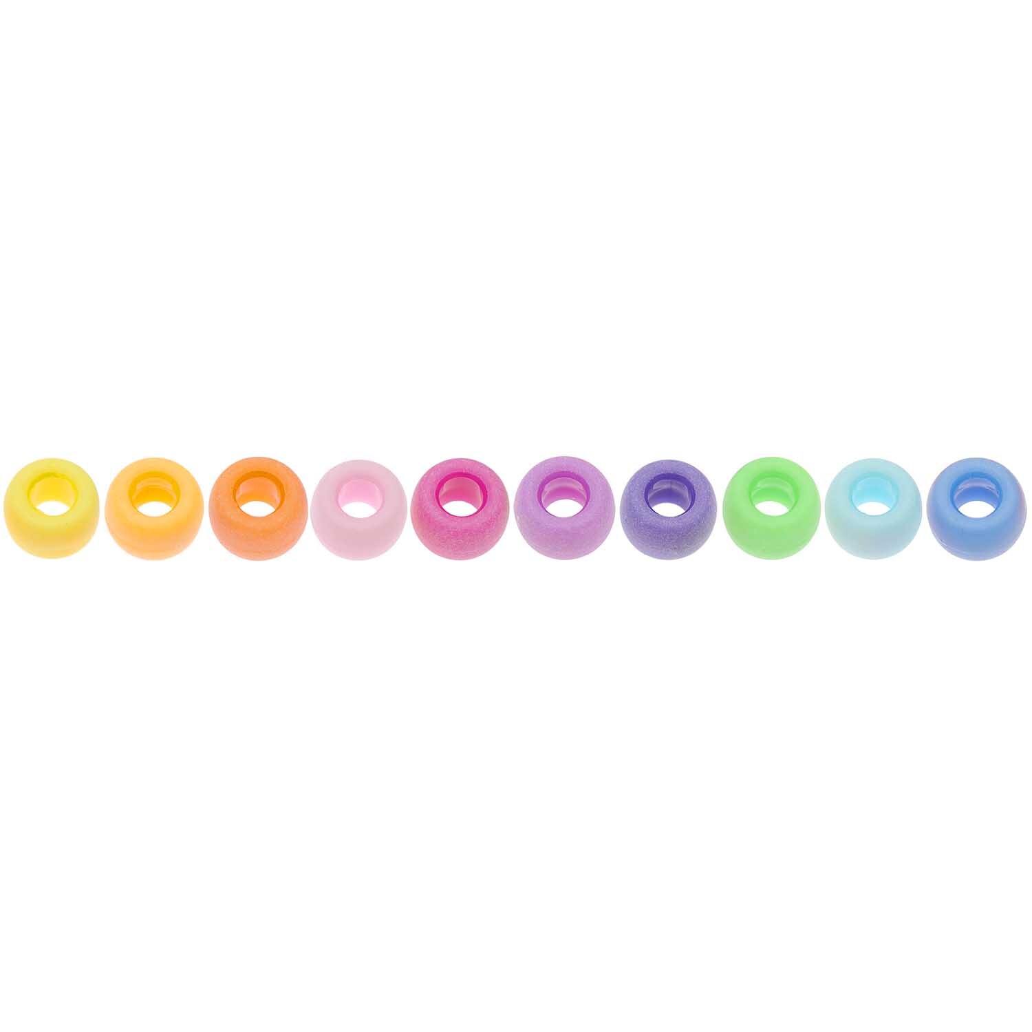 itoshii - Ponii Beads Matt Mix 9x6mm 80 Stück