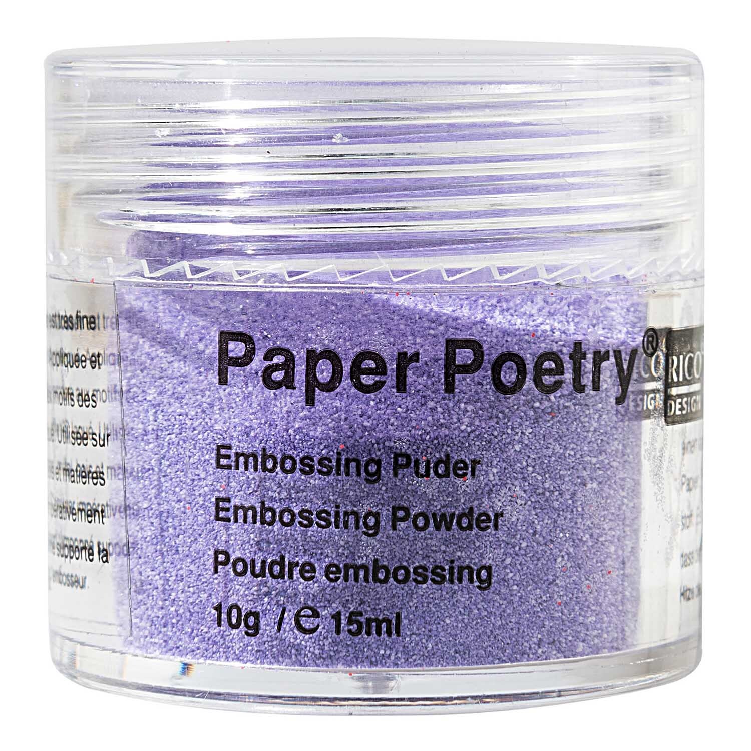 Paper Poetry Embossingpuder violett perlmutt 10g
