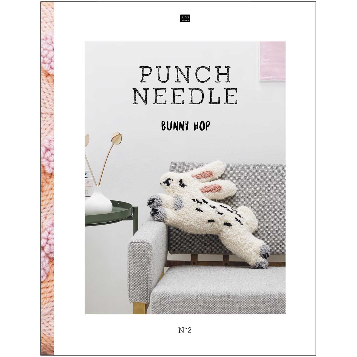 Stickbuch Punch Needle No.2 Bunny Hop