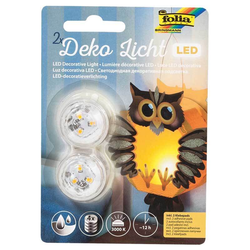 LED Deko-Licht warmweiß 2 Stück