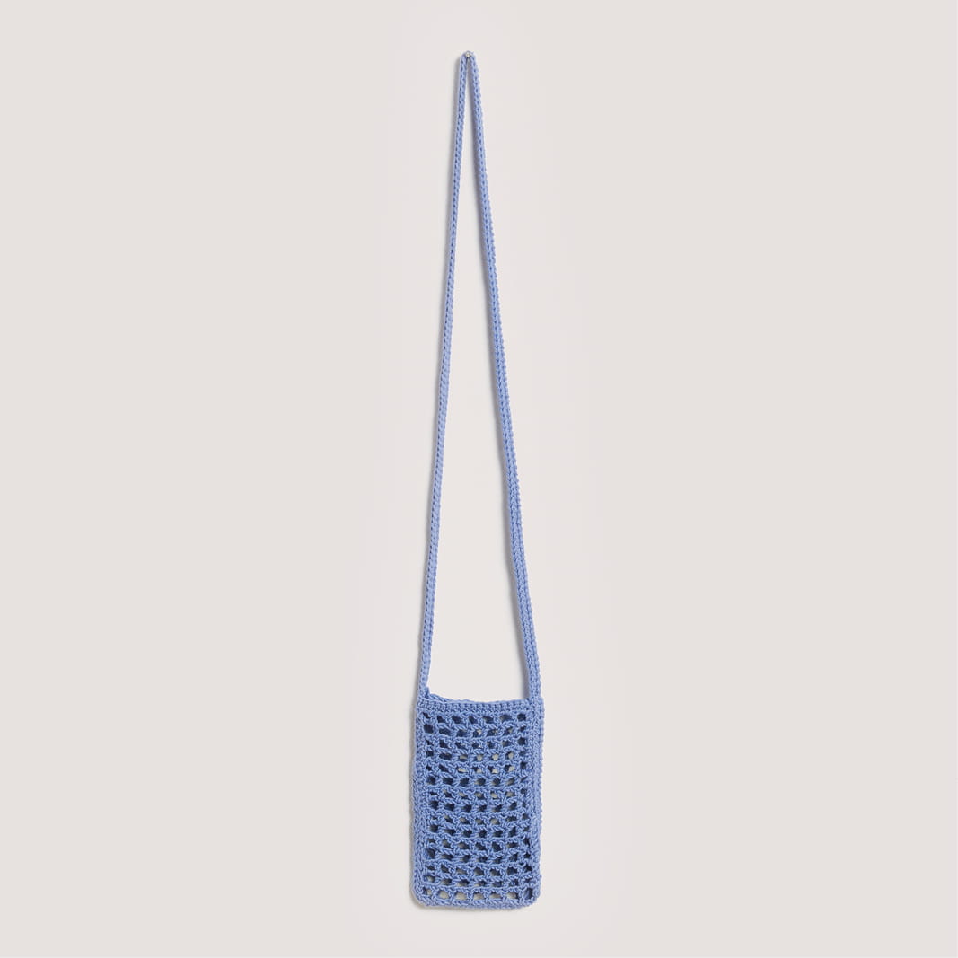 Gehäkelte Netztasche aus Boho Crochet