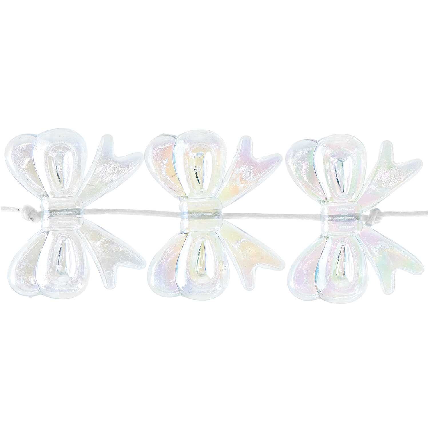 itoshii Schleifen Perlen holografisch