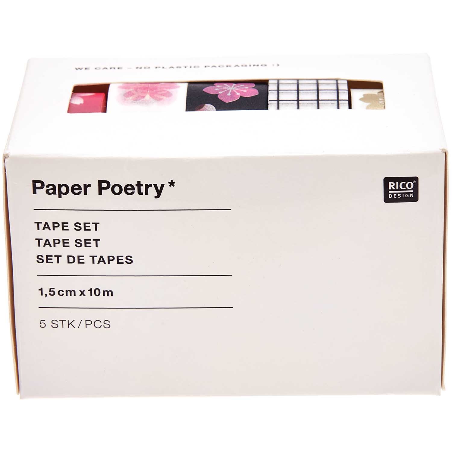 Paper Poetry Tape Set Manga 5teilig