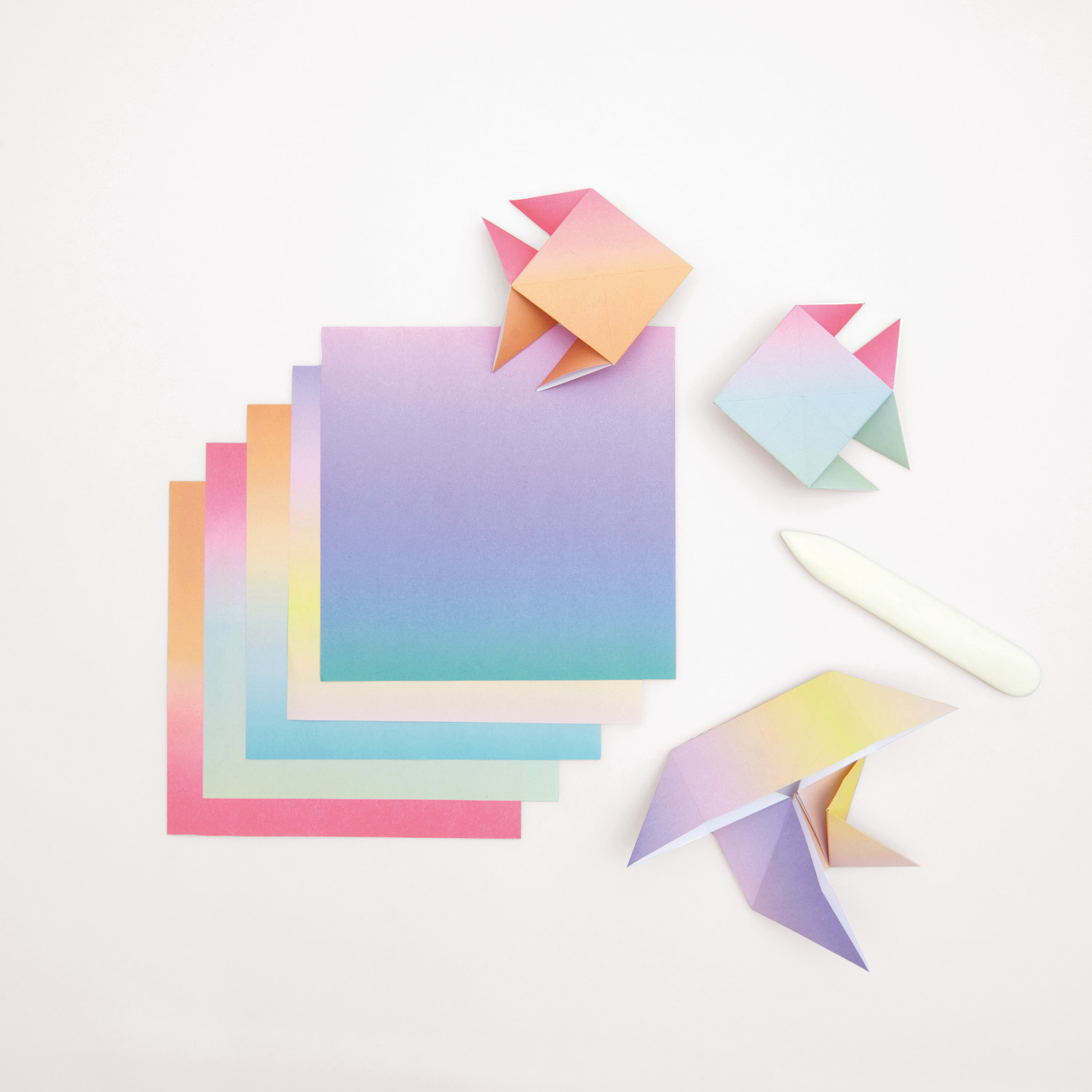 Paper Poetry Origami Linear Gradient