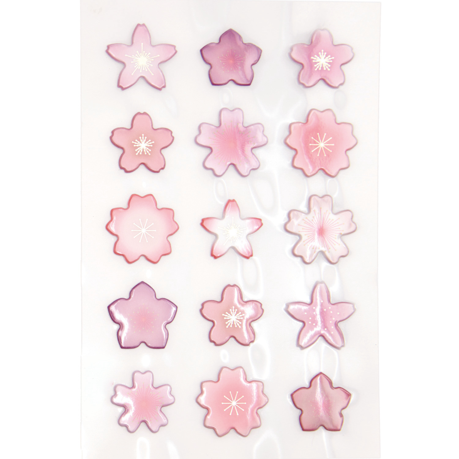 Puffy-Sticker Kirschblüten