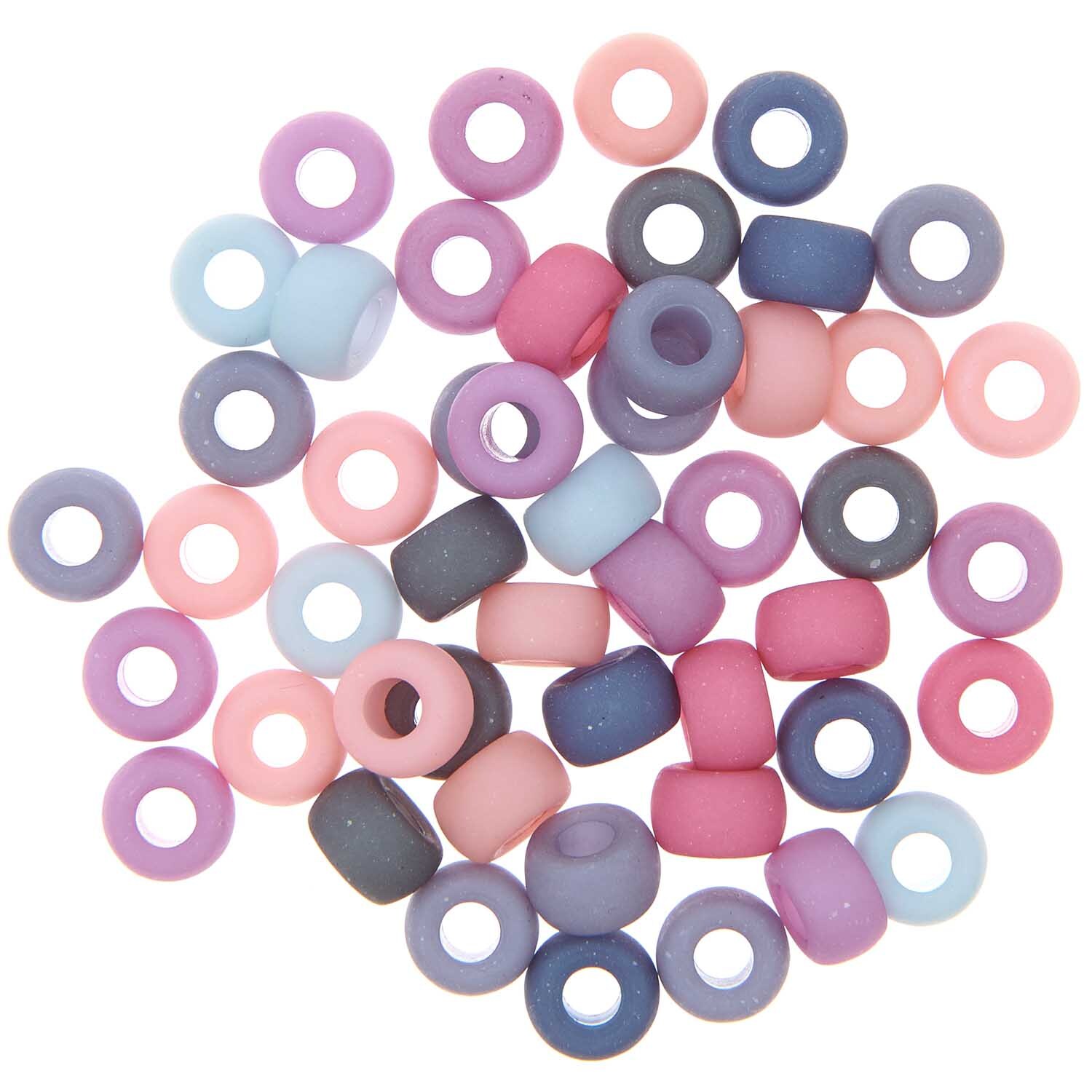 itoshii - Ponii Beads matt Erdfarben 9x6mm 400 Stück