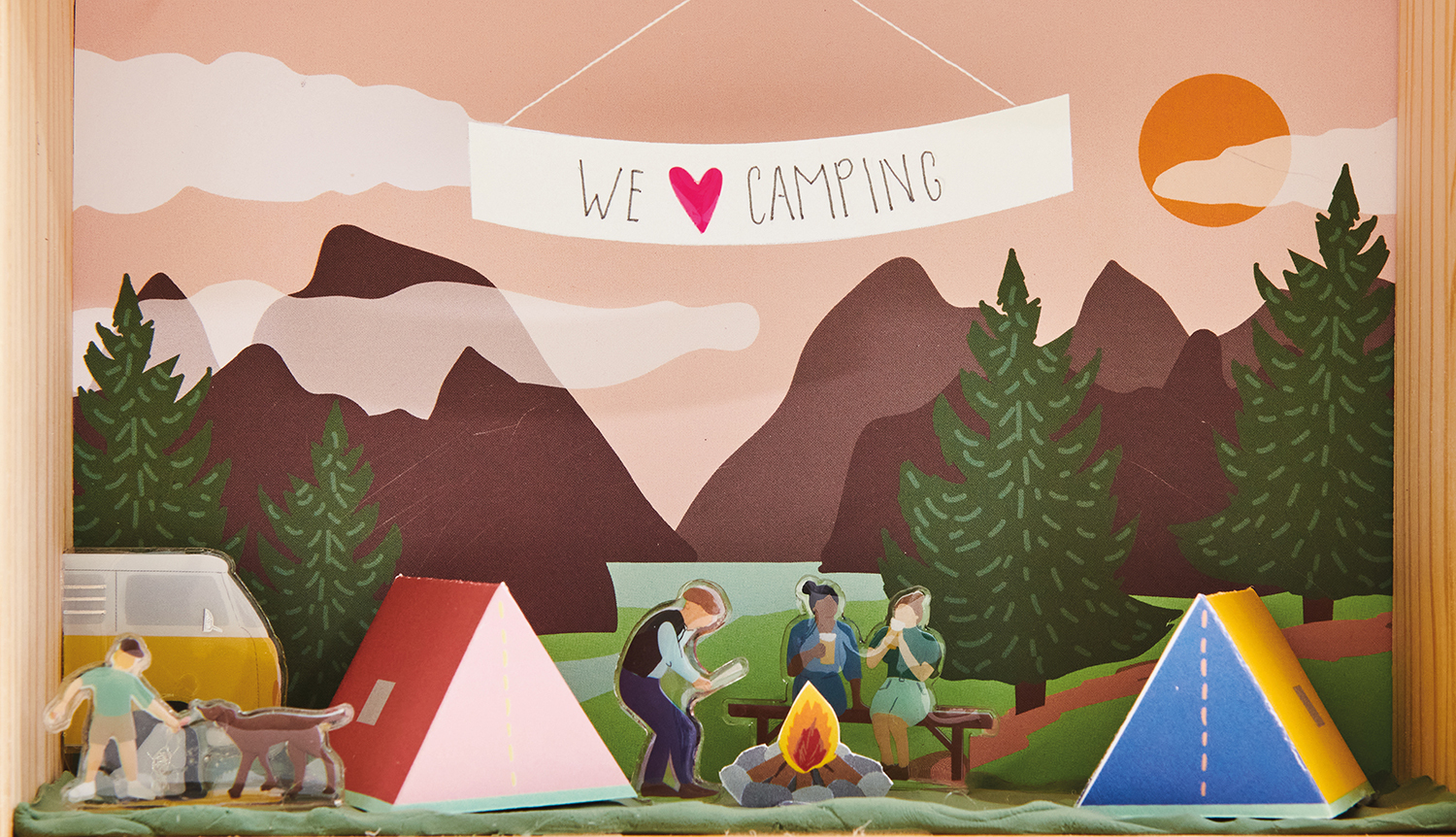 Bastelanleitung Figurico Camping