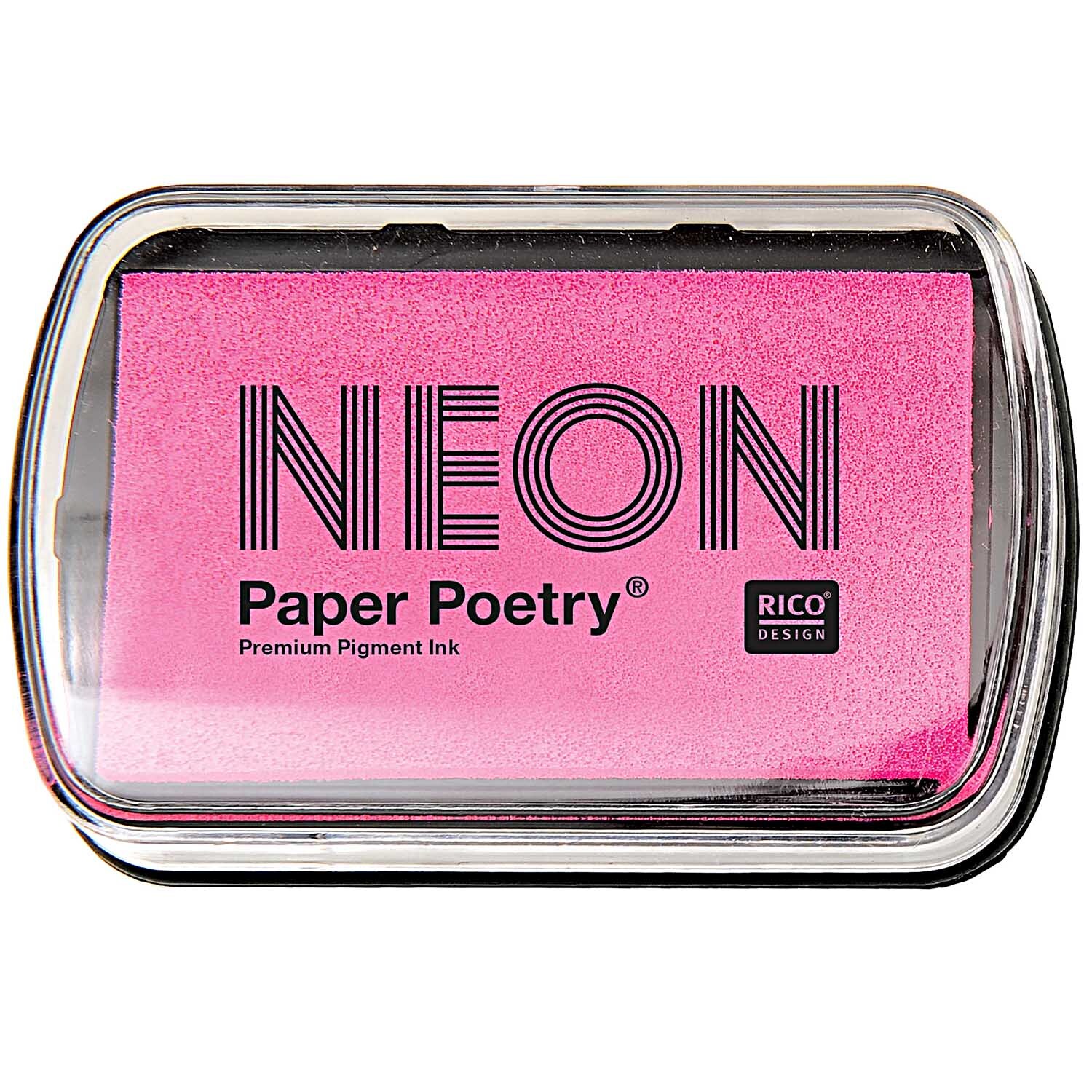 Paper Poetry Stempelkissen neonpink 9x6cm
