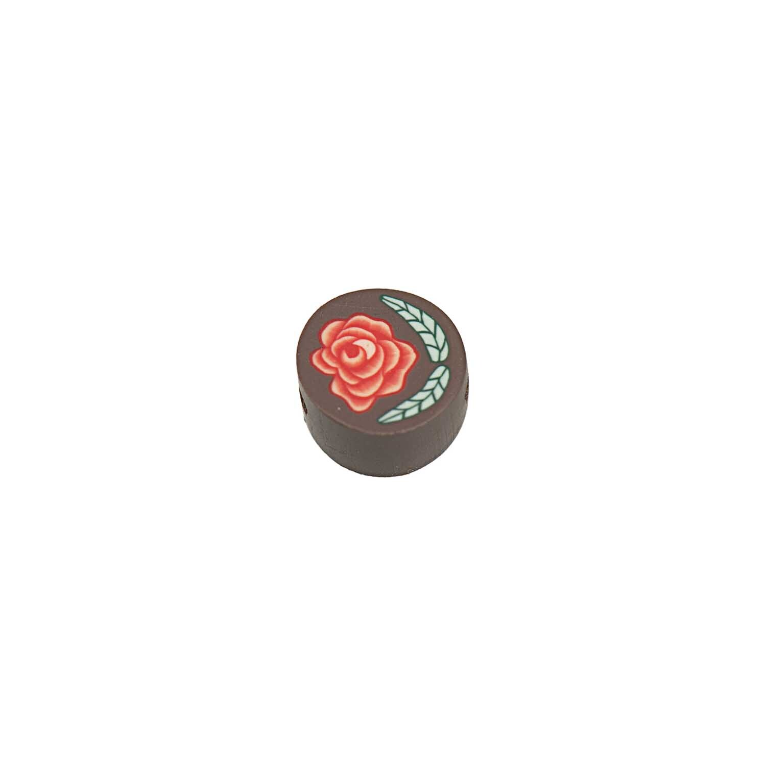 Kugel Rose rot 10mm 6 Stück