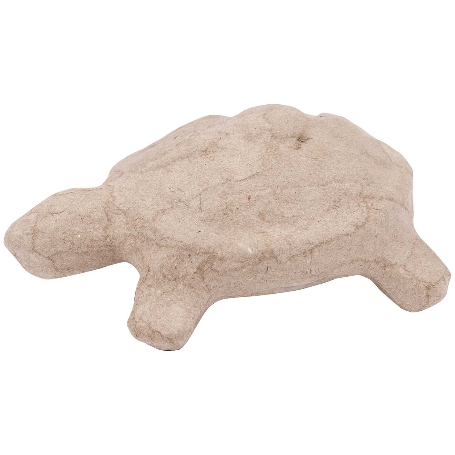 Pappmaché Schildkröte klein 10,5x4x6,5cm