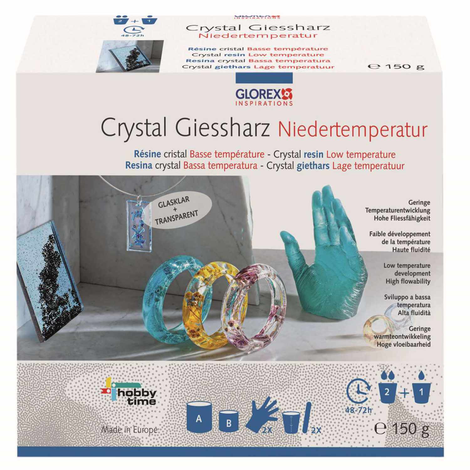 Crystal-Gießharz Niedertemperatur
